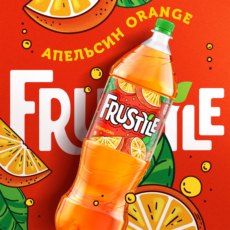 Напиток газированный Фрустайл Апельсин 2л — фото 4