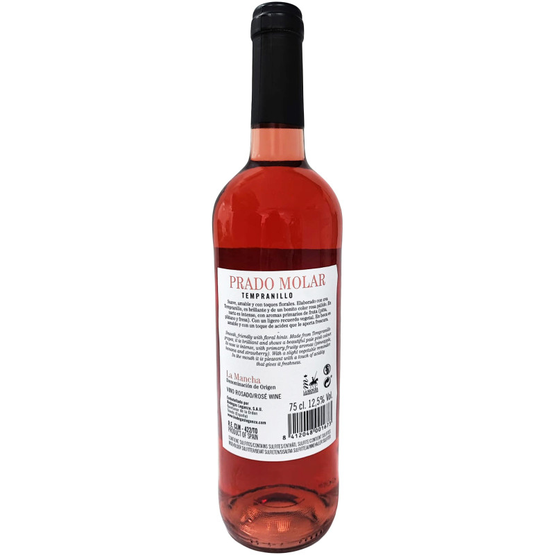 Вино Prado Molar Rosado розовое сухое, 750мл — фото 1