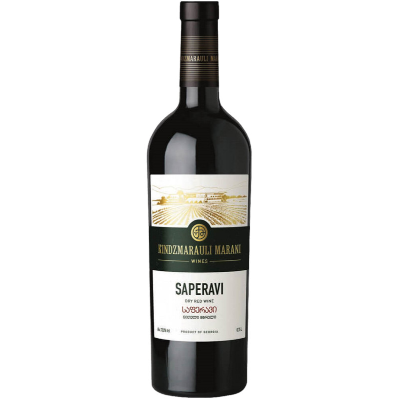 Вино Kindzmarauli Marani Саперави красное сухое, 10.5-15%, 750мл