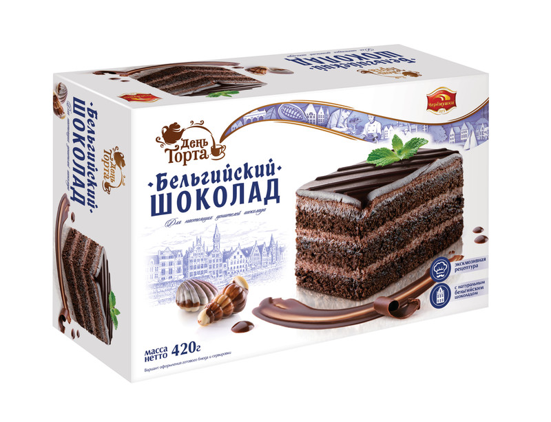 Торт День торта бельгийский шоколад, 420г — фото 6