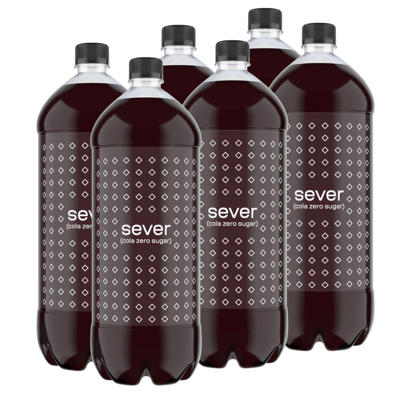 Напиток безалкогольный Sever Кола без сахара сильногазированный, 2л — фото 1
