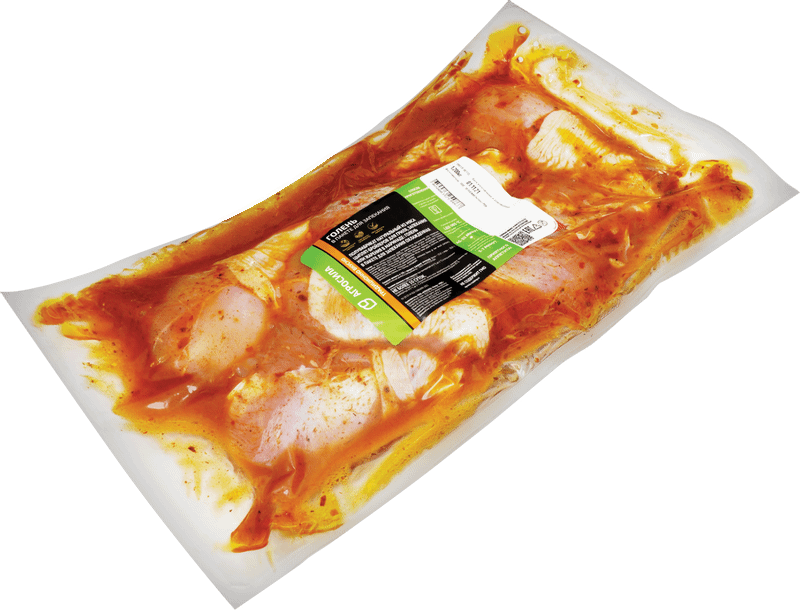 Голень Агросила в пакете для запекания из мяса цыплят-бройлеров в маринаде — фото 1