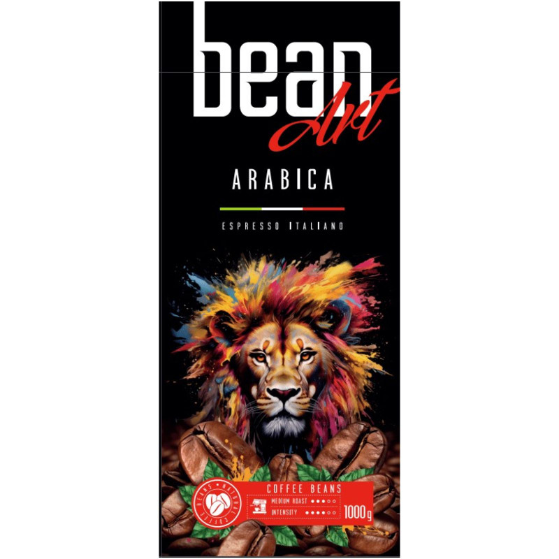 Кофе Bean Art Arabica жареный в зёрнах, 1кг