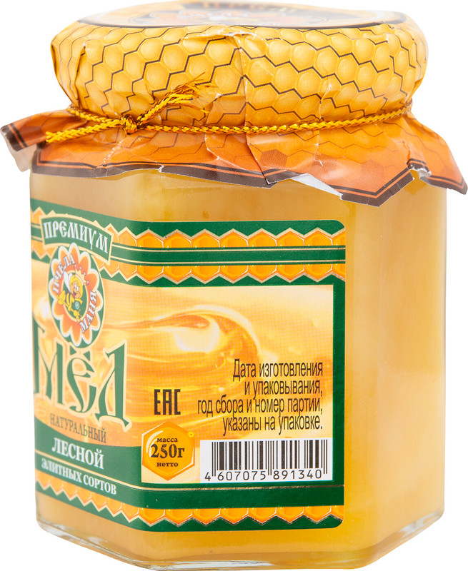 Мёд Пчелка Маня лесной натуральный, 250г — фото 2