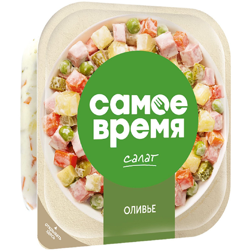 Салат Санта Бремор Самое время Оливье, 150г