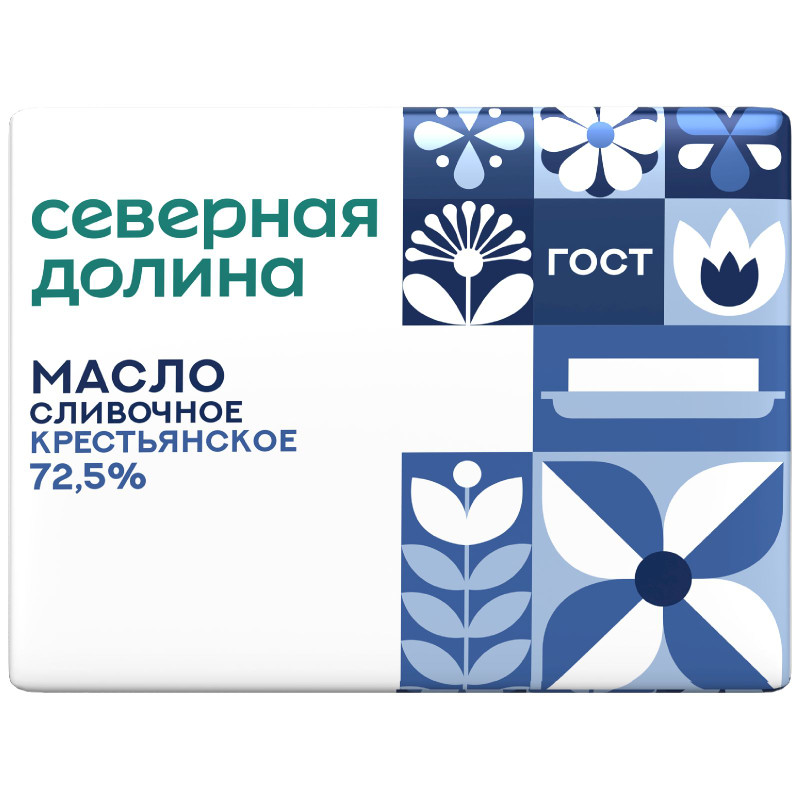 Масло сливочное Молоко Шахунья Крестьянское 72.5%, 180г