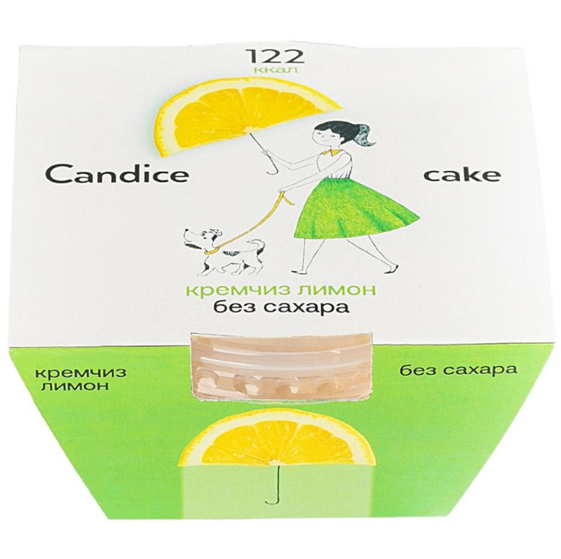 Пирожное Candice Cake Десерт Кремчиз Лимон, 100г