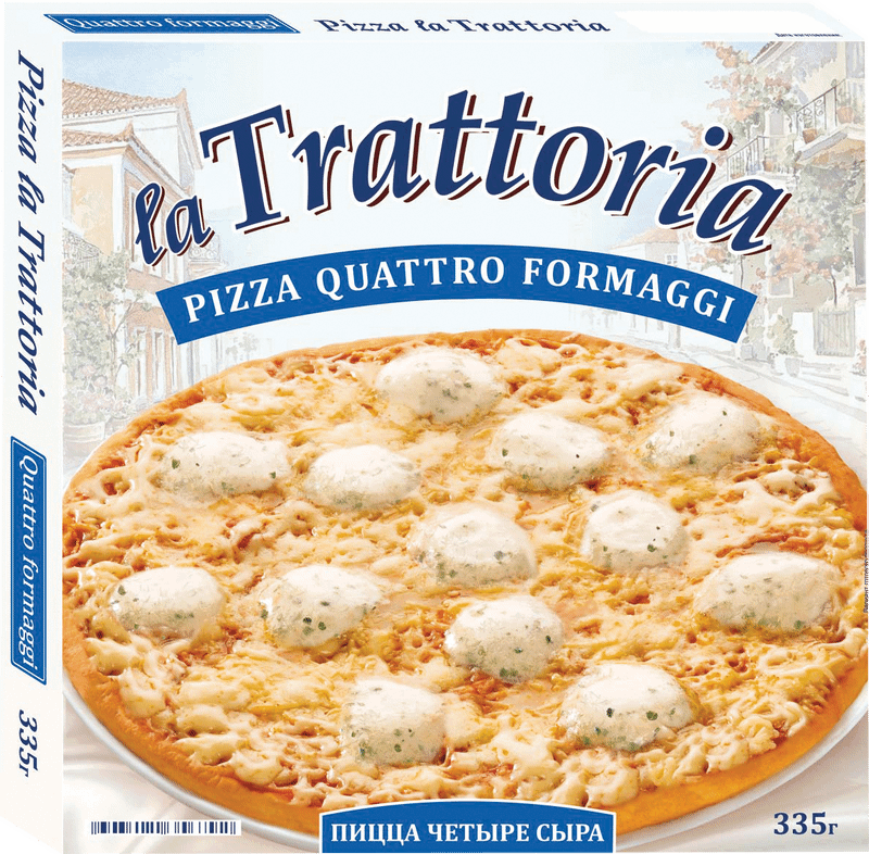 Пицца La Trattoria 4 сыра, 335г — фото 5