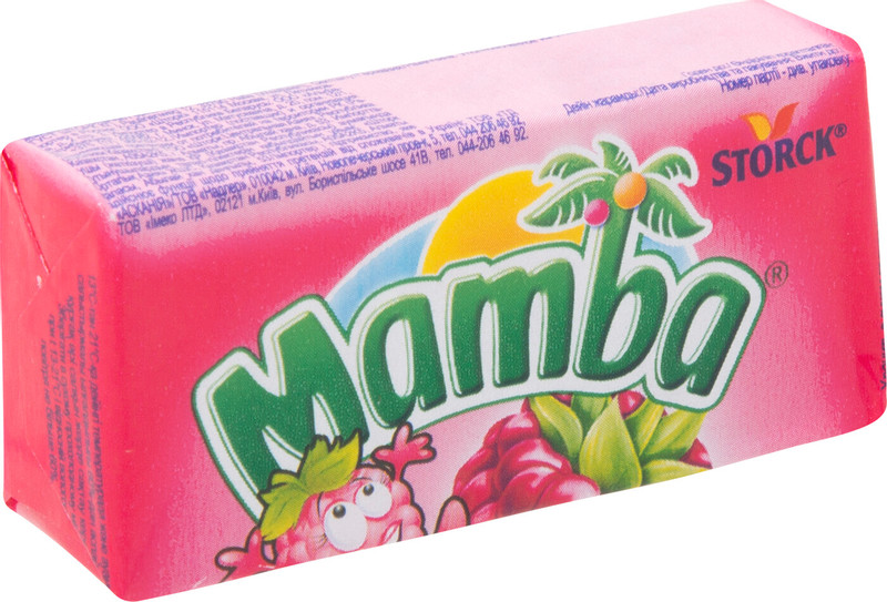 Конфеты Mamba жевательные в ассортименте, 26.5г — фото 5