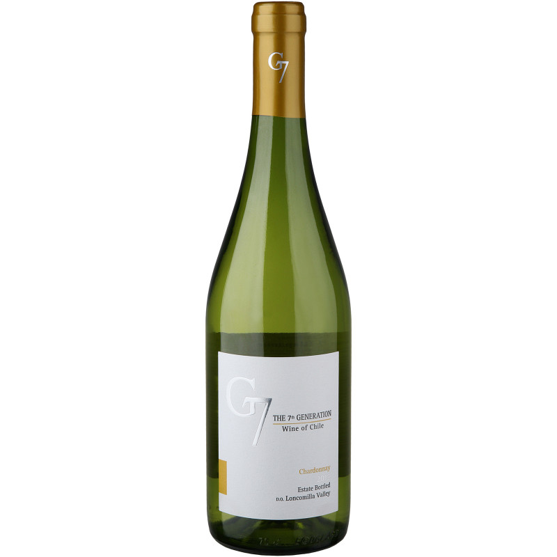 Вино G7 Chardonnay Loncomilla Valley DO белое сухое 15%, 750мл