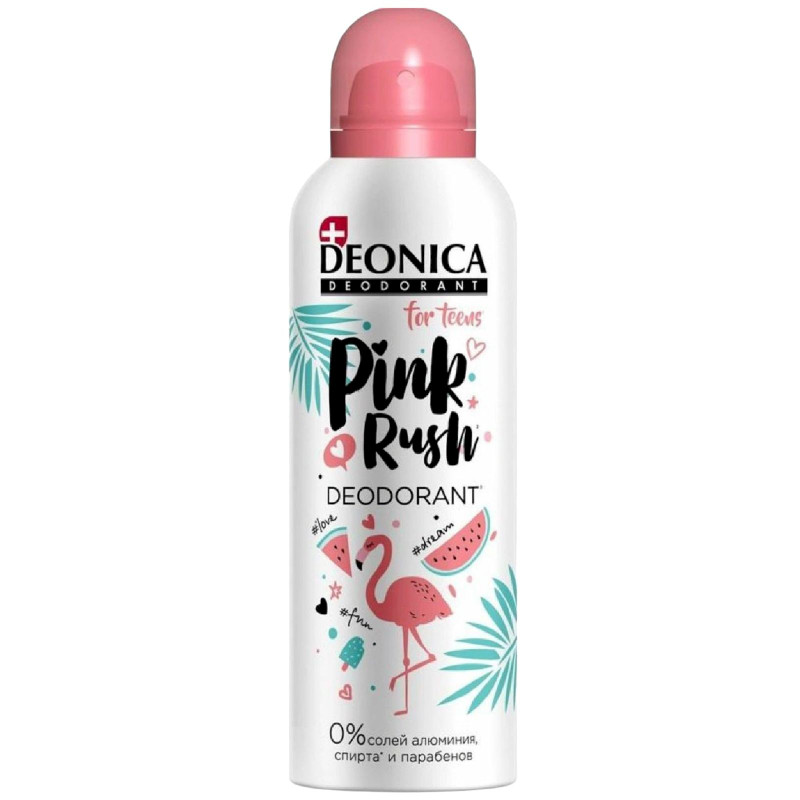 Дезодорант Deonica For teens Pink rush, 125мл