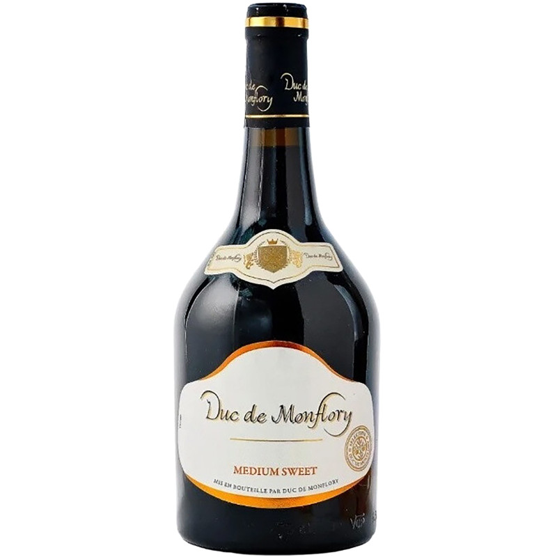 Вино Duc de Monflory белое полусладкое 10.5%, 750мл