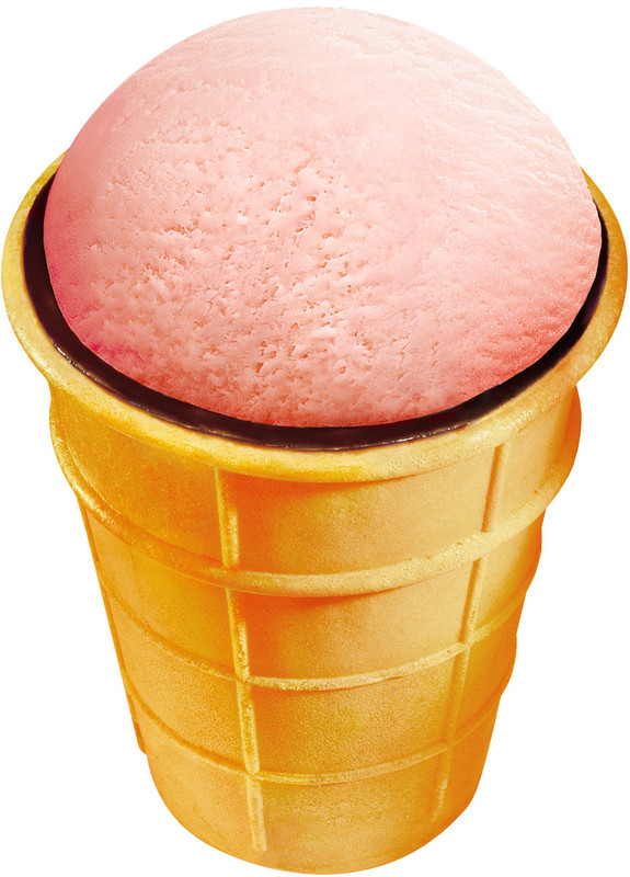 Мороженое Золотой Стандарт со вкусом клубники стаканчик с глазурью 12%, 85г — фото 3