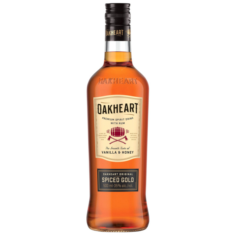 Коктейль Oakheart Original Spiced Gold с ромом 35%, 500мл