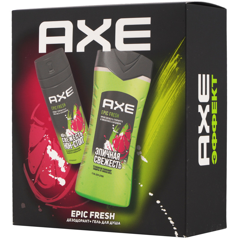 Подарочный набор Axe Epic Fresh Дезодорант, 150мл + Гель для душа, 250мл — фото 1