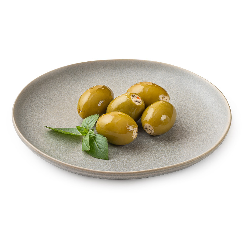 Оливки с мягким сыром в масле Шеф Перекрёсток, 150г — фото 2