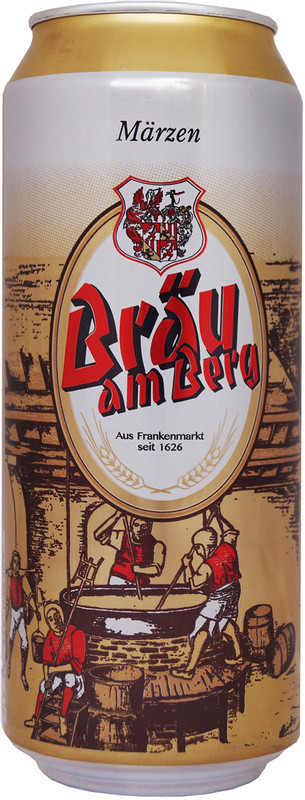 Пиво Brau Am Berg светлое 5%, 500мл
