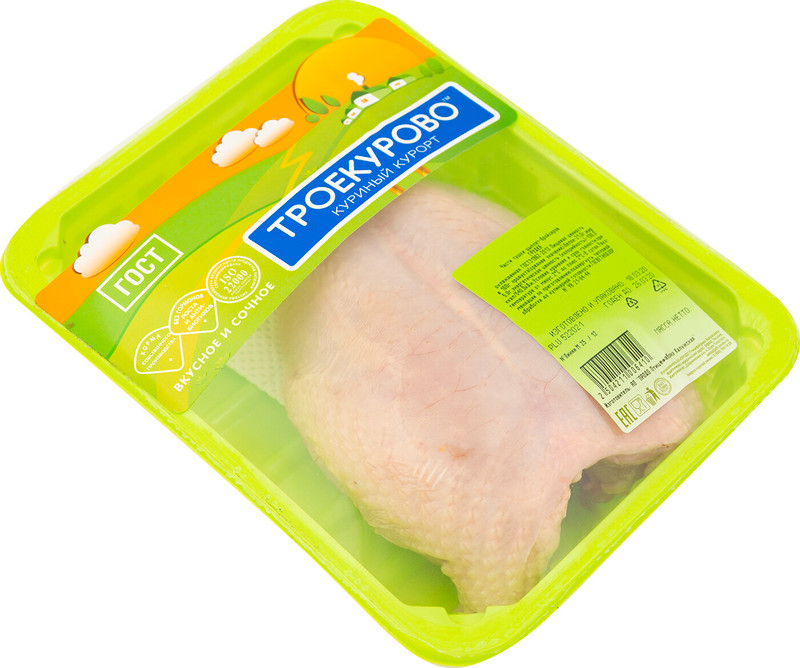Грудка цыплёнка-бройлера Троекурово охлаждённая — фото 1