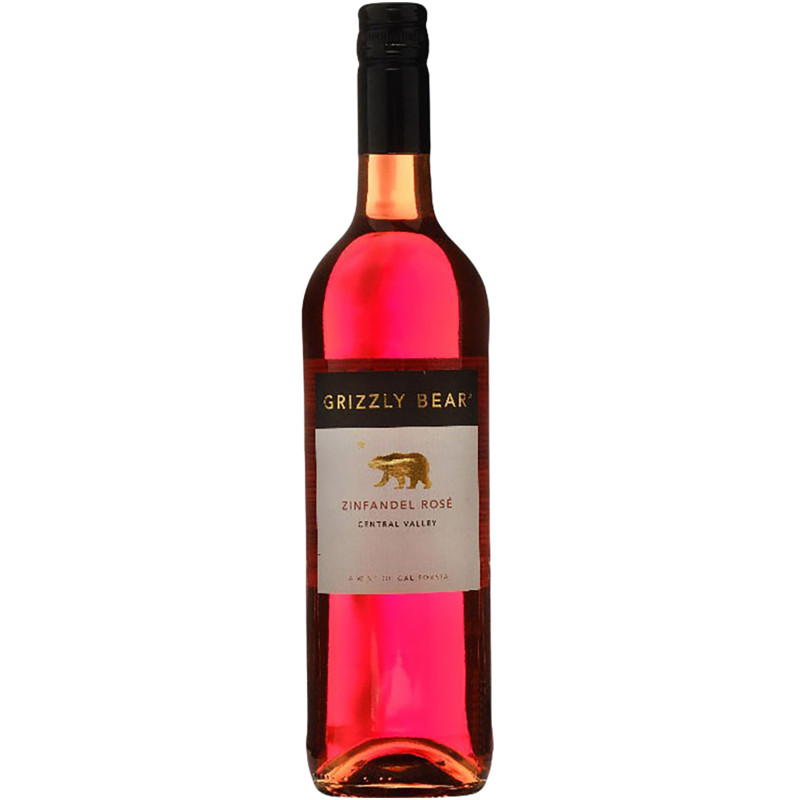 Вино Grizzly Bear Зинфандель Розе розовое полусладкое, 750мл