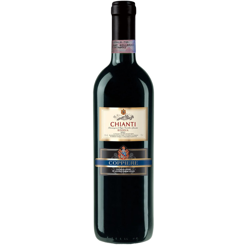Вино Coppiere Chianti красное сухое, 750мл