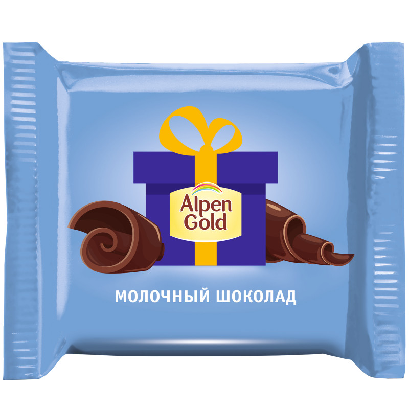 Набор шоколада Alpen Gold молочного, 160г — фото 2