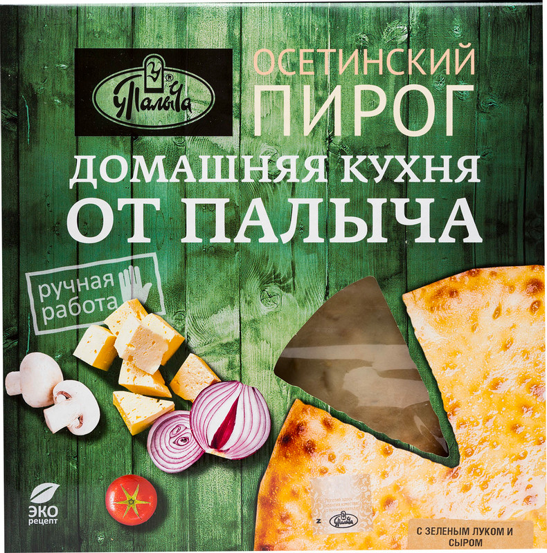 Пирог У Палыча Осетинский с зеленым луком и сыром, 410г — фото 3