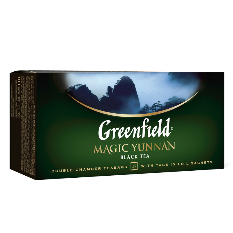 Чай Greenfield Magic Yunnan чёрный в пакетиках, 25х2г — фото 2
