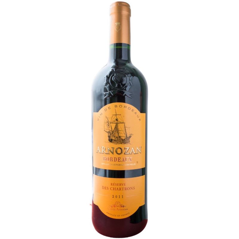 Вино Arnozan Бордо красное сухое, 750мл