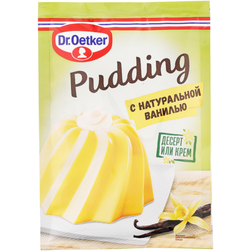 Пудинг Dr. Bakers с натуральной ванилью, 35г - купить с доставкой в ...