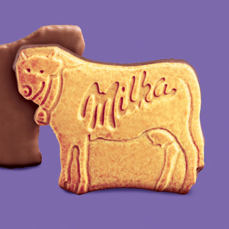 Печенье Milka Biscuits покрытое молочным шоколадом, 200г — фото 3
