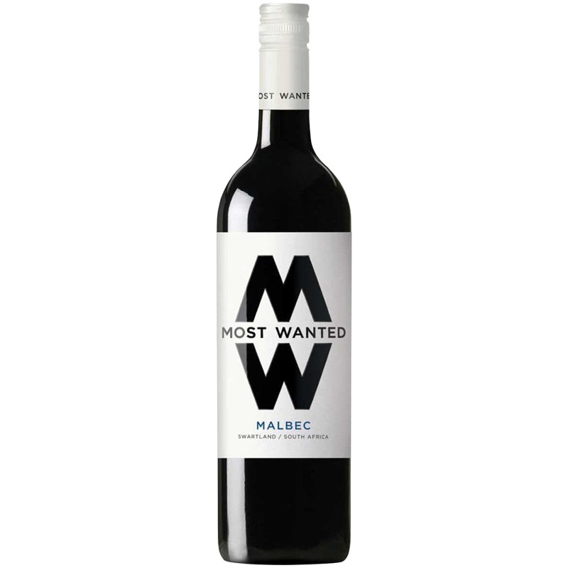 Вино Most Wanted Malbec сортовое ординарное сухое красное 13.5%, 250мл