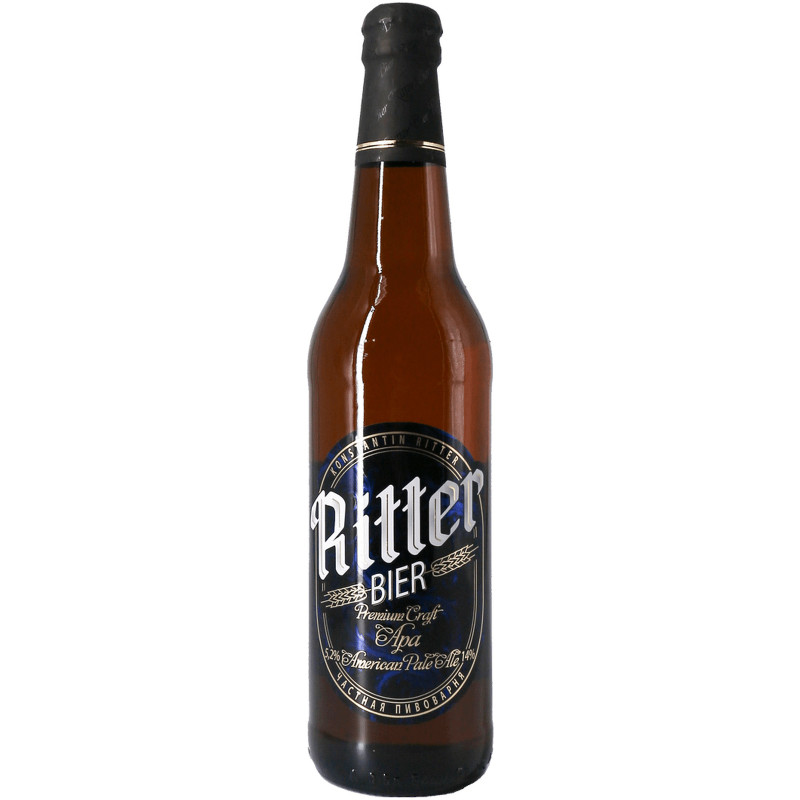 Пиво Константин Риттер Апа светлое 5.2%, 500мл