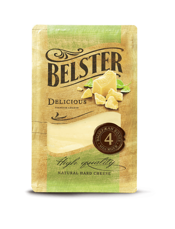 Сыр твёрдый Белебеевский Бельстер 40%, 140г