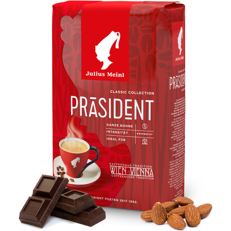 Кофе Julius Meinl Президент в зёрнах, 500г — фото 1
