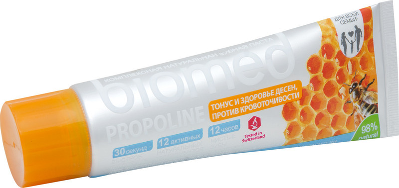 Зубная паста Biomed Propoline комплексная, 100г — фото 4