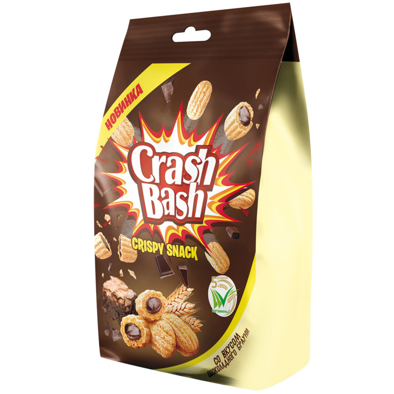 Снэки Crashbash шоколадный брауни, 150г — фото 1