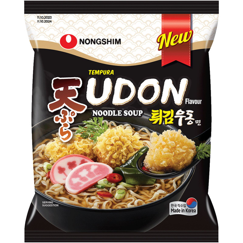 Лапша Nongshim Удон Темпура быстрого приготовления, 118г