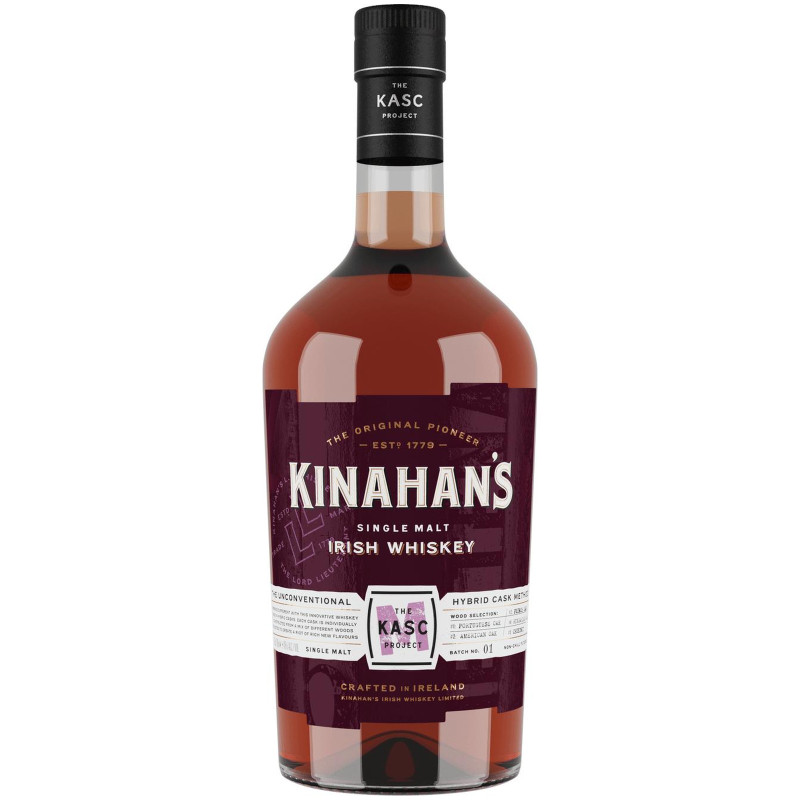 Виски ирландский односолодовый Kinahan's LL Касм М 45%, 700мл