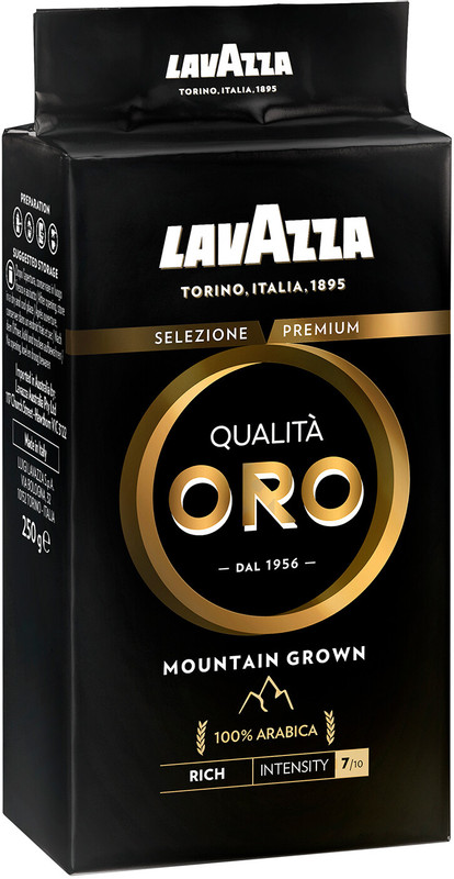 Кофе Lavazza Qualita Oro молотый, 250г — фото 2