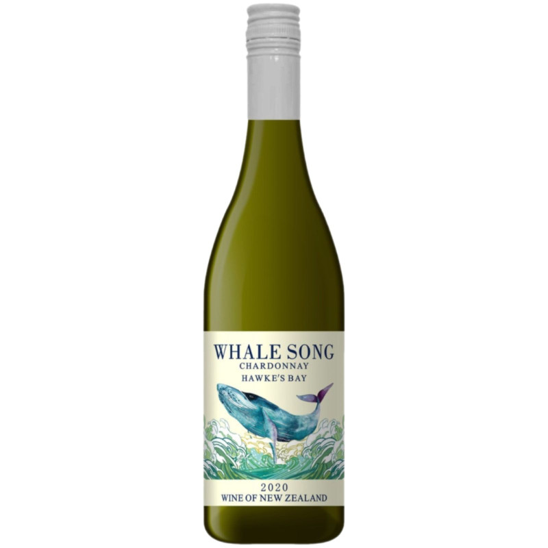 Вино Whale Song Chardonnay Hawke's Bay белое сухое 12%, 750мл