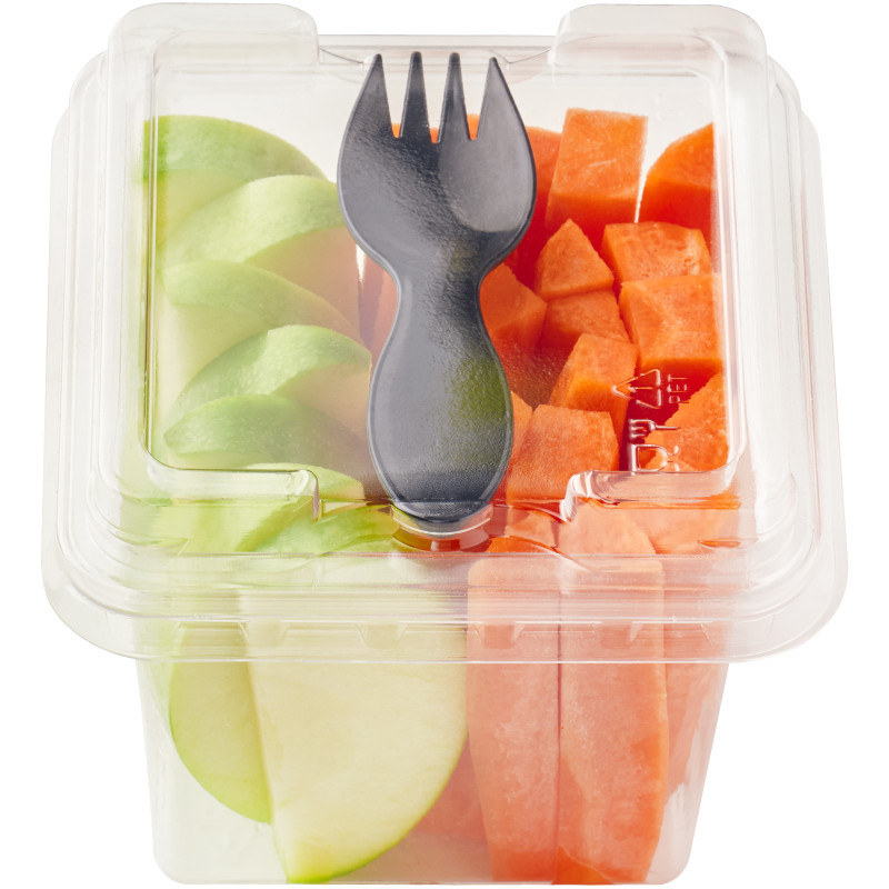 Микс фруктово-овощной яблочные дольки, морковь, 200г — фото 3