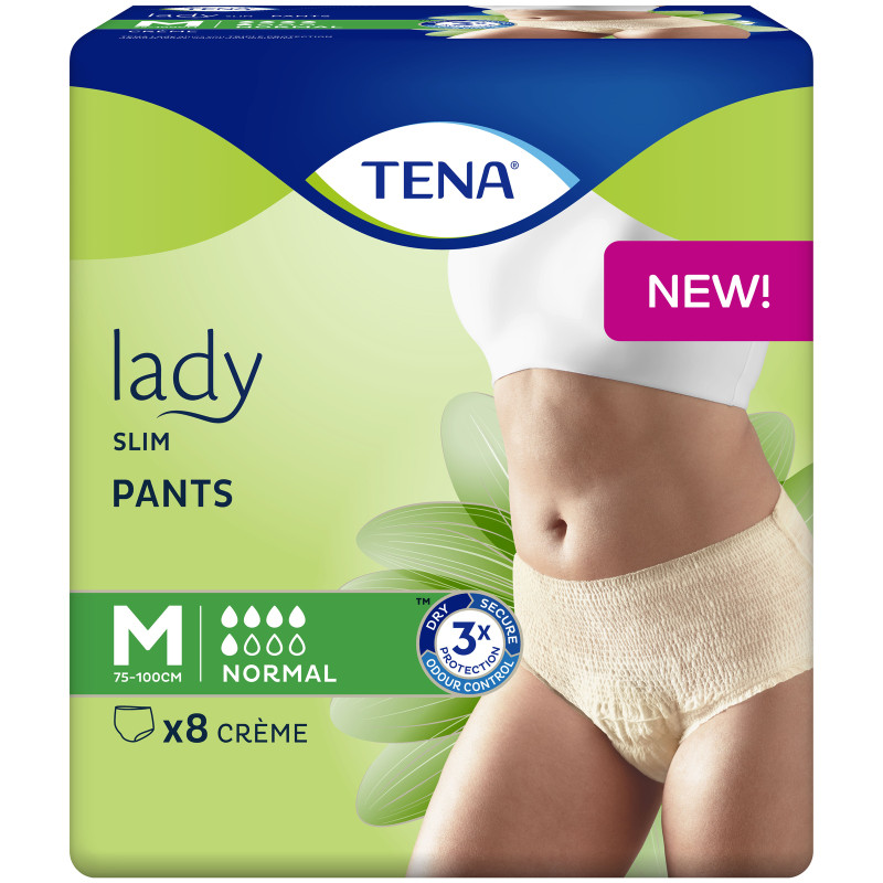 Впитывающие трусы Tena Lady Slim Pants Normal для женщин р.М, 8шт — фото 1