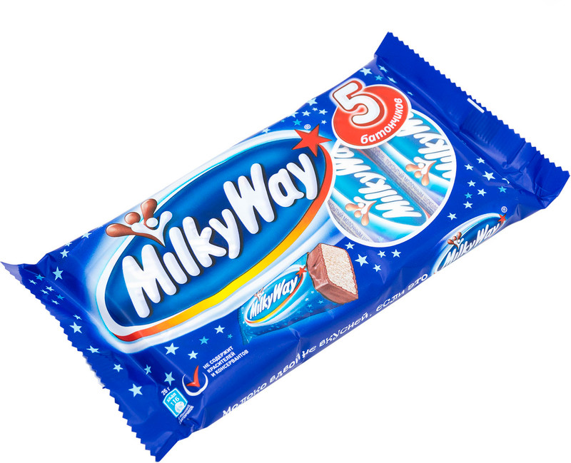 Батончик шоколадный Milky Way, 5х26г — фото 1