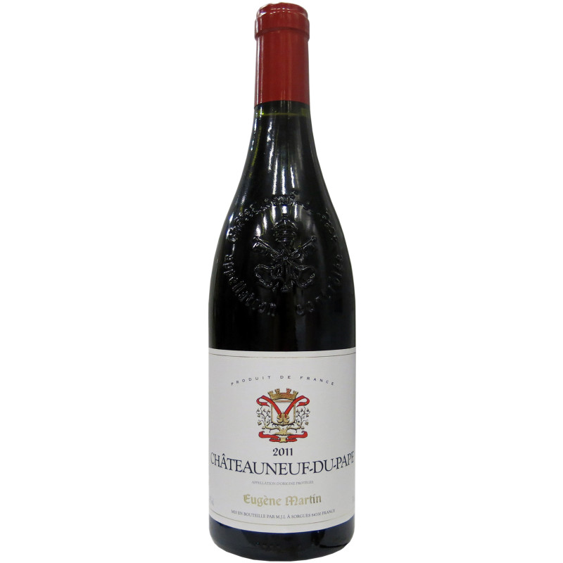 Вино Eugene Martin Chateauneuf-du-Pape красное сухое 14.5%, 750мл