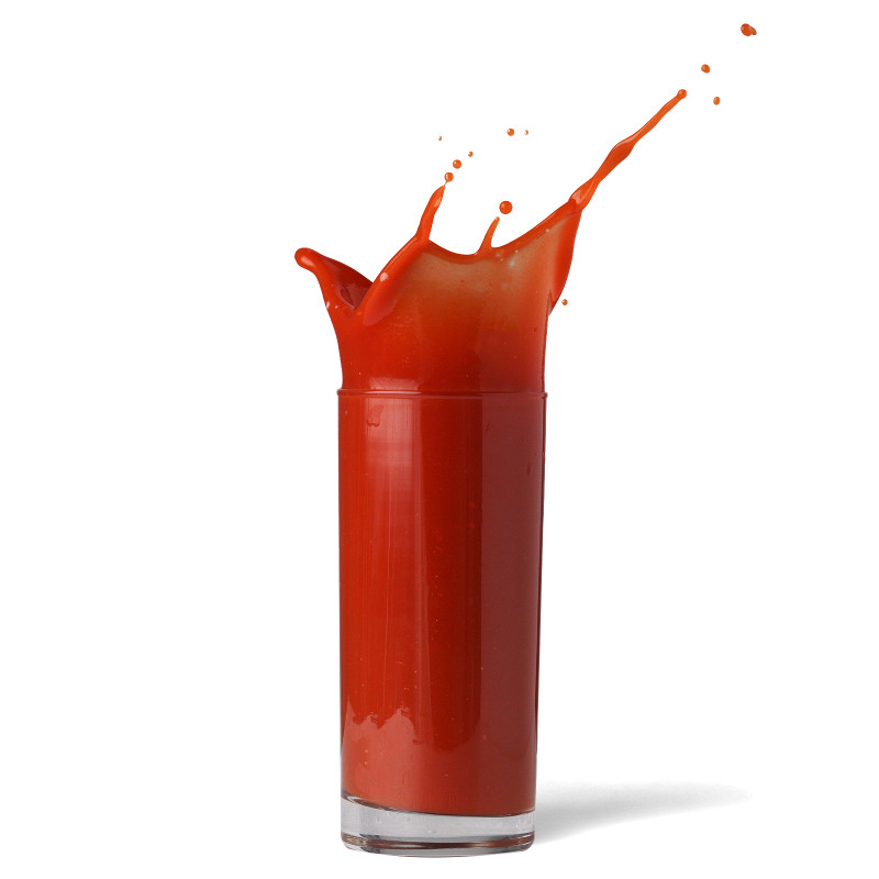 Сок томатный с мякотью восстановленный с солью Маркет Перекрёсток, 1л — фото 1