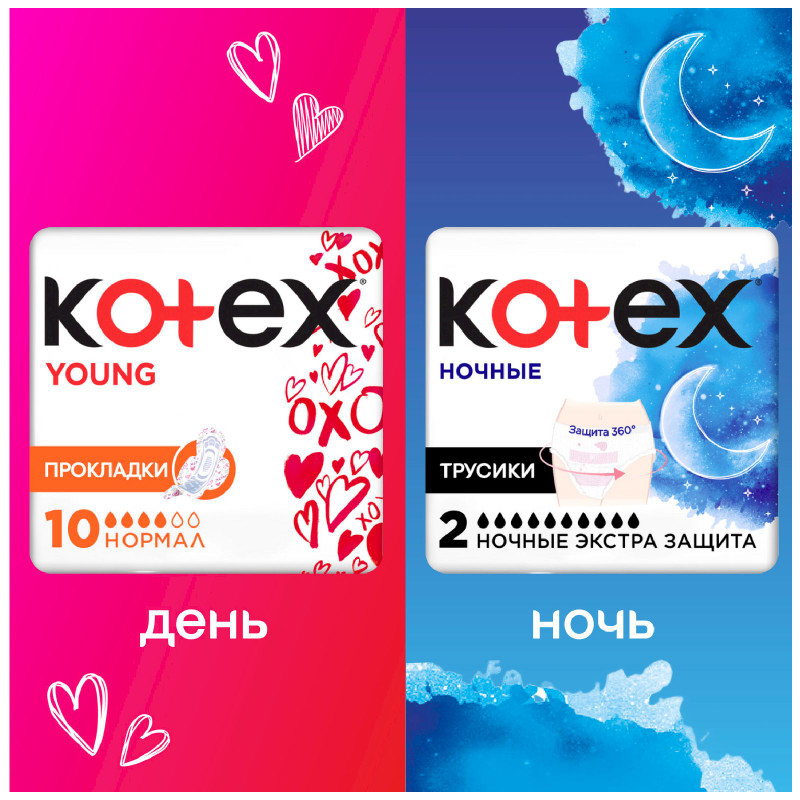 Трусики Kotex Экстра Защита ночные, 2шт — фото 5