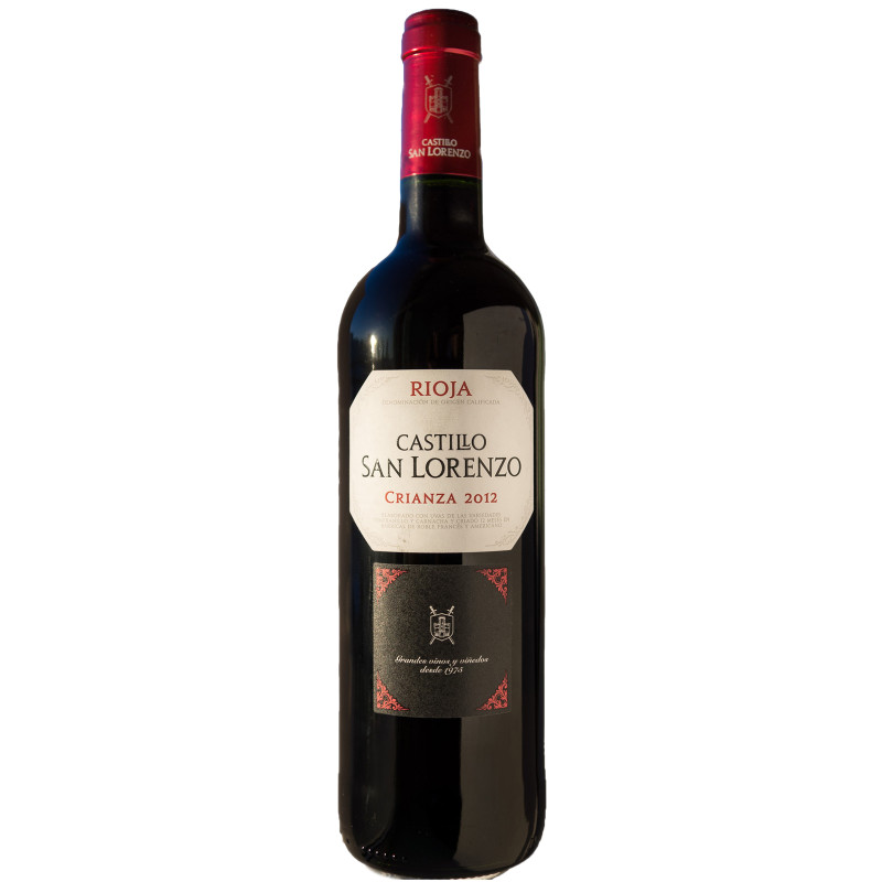 Вино Castillo San Lorenzo Crianza красное сухое 12.5%, 750мл