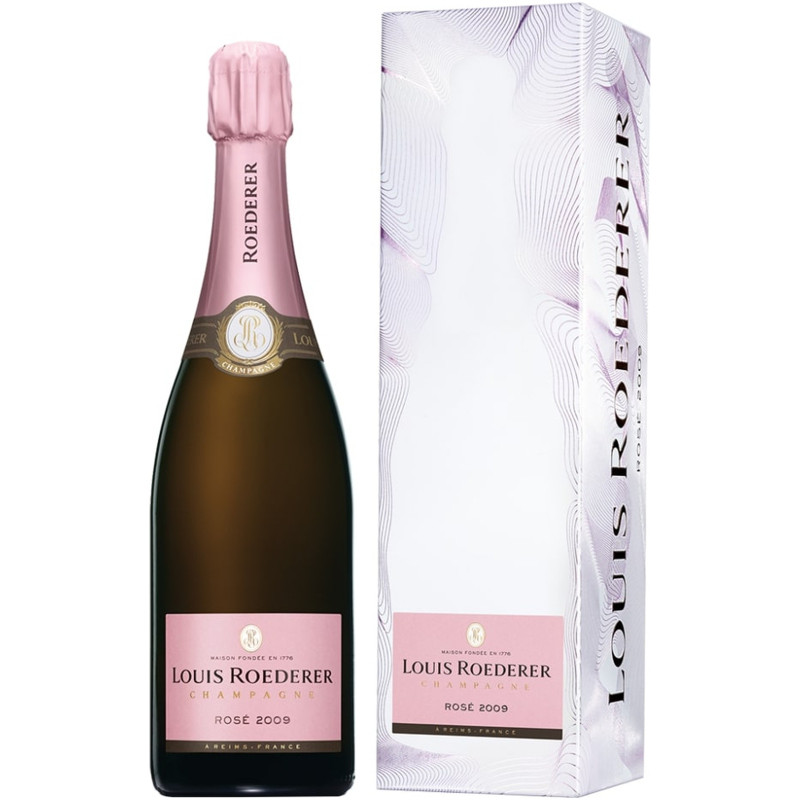Вино игристое Louis Roederer Brut Rose Champagne AOC розовое брют 12%, 750мл