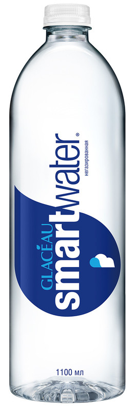 Вода Smartwater Глясе питьевая 1 категории негазированная, 1.1л — фото 1