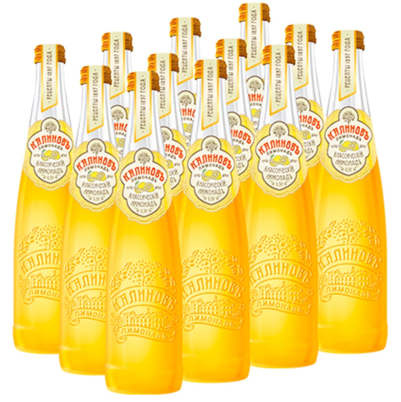 Напиток безалкогольный Калиновъ Лимонадъ Классический, 500мл — фото 1